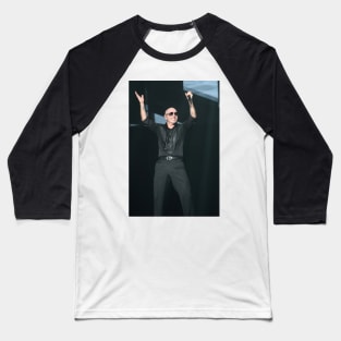 Pitbull Photograph Baseball T-Shirt